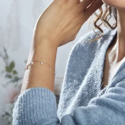 Histoire d'Or Bracelet Myosothis Plaqué Or Oxydes De Zirconium* Bracelets|Bracelets Fantaisie