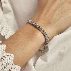 Histoire d'Or Bracelet Nahila Argent Blanc* Bracelets|Bracelets Maille