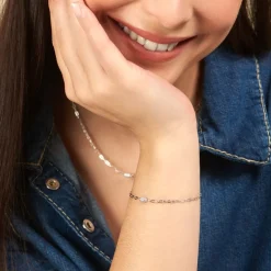 Histoire d'Or Bracelet Nexus Argent Blanc Oxyde De Zirconium* Bracelets|Bracelets Fantaisie