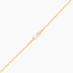 Hot Histoire d'Or Bracelet Nigelle Argent Jaune Oxyde De Zirconium