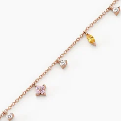 Clearance Histoire d'Or Bracelet Nimbe Argent Rose Oxyde De Zirconium argent rose oxyde raisin