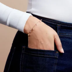 Clearance Histoire d'Or Bracelet Nimbe Argent Rose Oxyde De Zirconium argent rose oxyde raisin