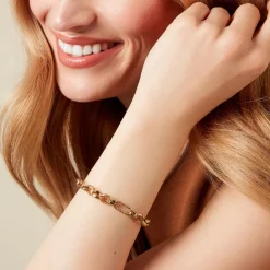 New Histoire d'Or Bracelet Noane Acier Doré