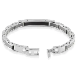 Clearance JOURDAN Bracelet Nuku Acier Blanc
