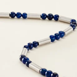 Histoire d'Or Bracelet Olek Acier Blanc Lapis Lazuli* Bracelets|Bracelets Fantaisie