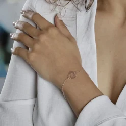 Outlet Histoire d'Or Bracelet Ombelline argent rose