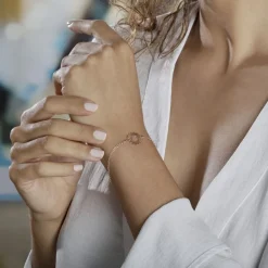 Outlet Histoire d'Or Bracelet Ombelline argent rose