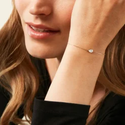 Best Histoire d'Or Bracelet Ondée Or Jaune Nacre