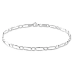New Histoire d'Or Bracelet Ophelio Maille Alternee 1/1 or blanc