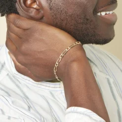 Histoire d'Or Bracelet Ophelio Maille Alternee 1/1 Or Jaune* Bracelets|Bracelets Maille