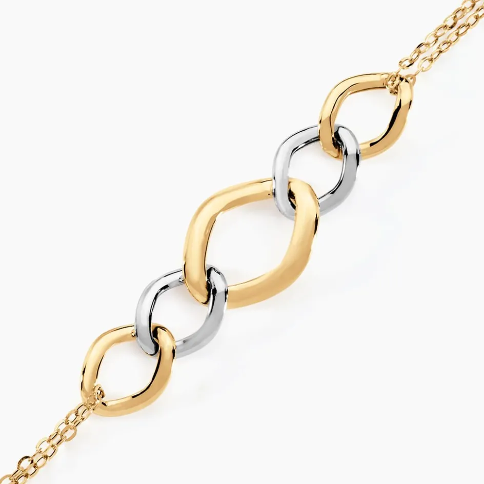 Histoire d'Or Bracelet Or Bicolore Acanthus* Bracelets|Bracelets Maille