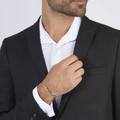 Discount Histoire d'Or Bracelet Maille Alternée or bicolore