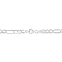 New Histoire d'Or Bracelet Or Blanc Maille Alternée 1/3