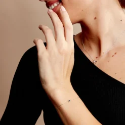 Sale Histoire d'Or Bracelet Or Blanc Onora Saphir