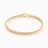 Online Histoire d'Or Bracelet Or Jaune Izel Maille Anglaise