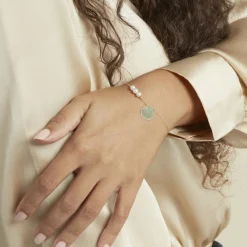 New Histoire d'Or Bracelet Or Jaune Loreto Perles De Culture