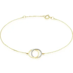 Histoire d'Or Bracelet Or Jaune Tresha Diamants* Bracelets