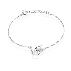 Histoire d'Or Bracelet Origami Argent Blanc Oxyde De Zirconium* Bracelets|Bracelets Fantaisie