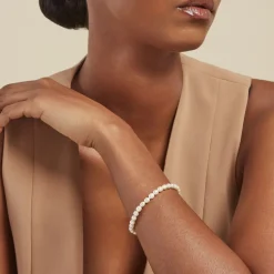 New Histoire d'Or Bracelet Osheen Or Jaune Perle De Culture