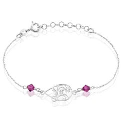 Online Histoire d'Or Bracelet Oumoul Argent Blanc Pierre De Synthese