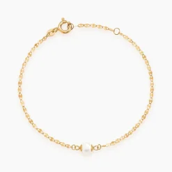 Outlet Histoire d'Or Bracelet Paolina Or Jaune Perle De Culture
