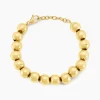 Histoire d'Or Bracelet Perles Solaires Acier Jaune* Bracelets|Bracelets Fantaisie