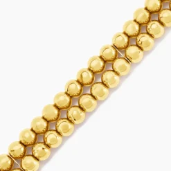 Histoire d'Or Bracelet Perles Solaires Acier Jaune* Bracelets|Bracelets Fantaisie