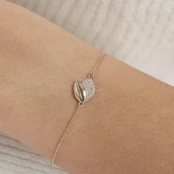 Hot Histoire d'Or Bracelet Plaqué Or Jaune Simao Oxydes De Zirconium