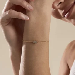 Histoire d'Or Bracelet Plaqué Or Nafissa Oxydes De Zirconium* Bracelets|Bracelets Fantaisie