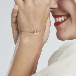 Histoire d'Or Bracelet Poeae Plaqué Or Jaune Oxyde De Zirconium* Bracelets|Bracelets Fantaisie