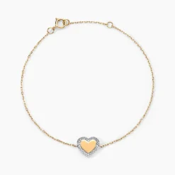 Hot Histoire d'Or Bracelet Promesse Pour L'eternite Or Jaune Diamant