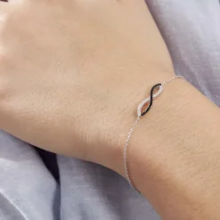 Discount Histoire d'Or Bracelet Prudentia Argent Blanc Oxyde De Zirconium