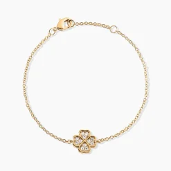 Histoire d'Or Bracelet Rhosyn Plaqué Or Jaune Oxyde De Zirconium* Bracelets|Bracelets Fantaisie