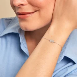 Histoire d'Or Bracelet Réjane Argent Blanc Oxyde De Zirconium* Bracelets|Bracelets Fantaisie