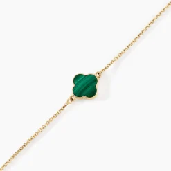 Histoire d'Or Bracelet Rosalite Or Jaune Malachite* Bracelets