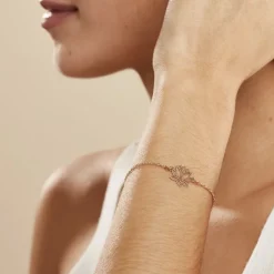 New Histoire d'Or Bracelet Rosita Argent Rose