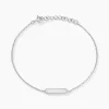 Sale Histoire d'Or Bracelet Saddie Argent Blanc