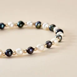 New Histoire d'Or Bracelet Saida Or Jaune Perle De Culture