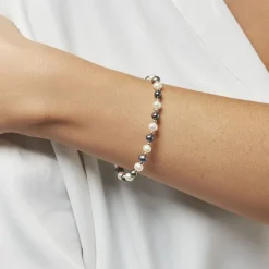 New Histoire d'Or Bracelet Saida Or Jaune Perle De Culture