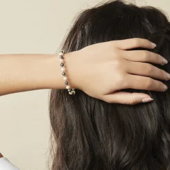 New Histoire d'Or Bracelet Saida Or Jaune Perle De Culture