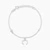 Hot Histoire d'Or Bracelet Serenella Argent Blanc Oxyde De Zirconium