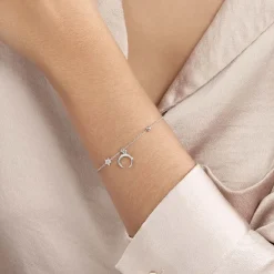 Hot Histoire d'Or Bracelet Serenella Argent Blanc Oxyde De Zirconium