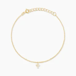 Discount Histoire d'Or Bracelet Siem Argent Jaune Oxyde De Zirconium