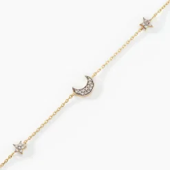 Hot Histoire d'Or Bracelet Stellar Or Jaune Oxyde De Zirconium