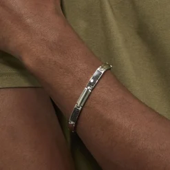 Clearance Histoire d'Or Bracelet Street Acier Blanc