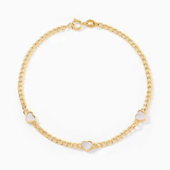 Outlet Histoire d'Or Bracelet Sweetheart Or Jaune Nacre