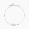 New Histoire d'Or Bracelet Taiana Argent Blanc