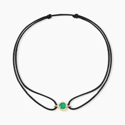 Histoire d'Or Bracelet Tere Or Jaune Emeraude* Bracelets|Bracelets Cordon