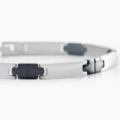 Online Histoire d'Or Bracelet Tim Acier Blanc