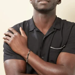 Online Histoire d'Or Bracelet Tim Acier Blanc